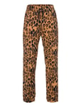 Leopard Fleece Trousers Outerwear Fleece Outerwear Fleece Trousers Multi/patterned Mini Rodini