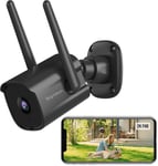 Septekon Security Camera Outdoor, CCTV Camera Wireless, 2K Dual Antenna WiFi AI