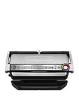 Tefal Gc722D40 Optigrill+ Xl Health Grill, 9 Automatic Settings And Cooking Sensor - Stainless Steel
