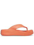 Crocs Brooklyn Slide - Sunkissed, Orange, Size 8, Women