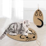 Cat Scratching Mat Kitten Scratch Pad Cat Scratch Board Natural Sisal Scratching Pad Cat Grinding Claws Mouse Type Cat Claws Care Decors for Protecting Furniture and Carpet
