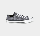 Converse Women's Chuck Taylor Sharkskin Print 557973C Shoes Black/White UK 3-8