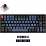 Keychron K2 Pro QMK/VIA RGB Aluminium Hot Swap 75% mekanisk tastatur, K Pro Brown switches