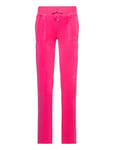 Del Ray Classic Velour Pant Pocket Design Pink Juicy Couture