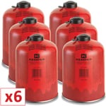 Pack de 6 cartouche gaz 450g butane propane mix Kemper Bouteille de gaz à valve 7/16 Bonbonne camping en 417