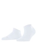 FALKE Women's Sensitive London W SN Cotton Low-Cut Plain 1 Pair Trainer Socks, White (White 2000), 5.5-8