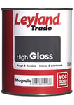 Leyland Trade High Gloss Paint - Magnolia 750ml