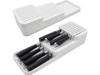 Orion Organizer, INSERT FOR DRAWER, container, basket, block for kitchen knives, WHITE