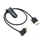 8K HDMI 2.1 Cable High Speed Thin Straight HDMI to Up Angle for Atomos Ninja V