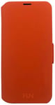 Peter Jäckel Fun Curve Book Case Deluxe pour Samsung A53 5G Orange