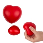 3-pack - Stressboll / Klämboll - Hjärta - 6 cm