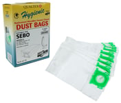 Microfibre Dust Bags for Sebo K1 K2 K3 Vacuum Cleaners 5 Layer Extra Strong x10