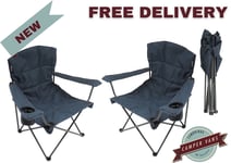 Camping Chair Vango Malibu Granite Grey x 2