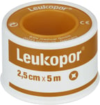 Leukopor Kirurgtejp vit 2,5cm x 5m 1st
