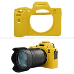 Bindpo Silicone Camera Case for Sony Alpha A72 A7R2 A7S2 A7II A7RII A7SII, Soft Rubber Shell Protective Cover Housing(Yellow)
