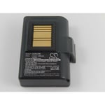 vhbw 1x Batterie remplacement pour Zebra AT16004, BTRY-MPP-34MA1-01 pour imprimante, scanner, imprimante d'étiquettes (2200mAh, 7,4V, Li-ion)
