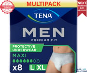 TENA Men Premium Fit Level 4 Pants - Large/Extra Large - 5 Packs of 8