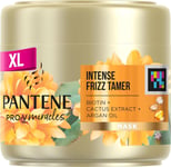 Pantene Hair Mask For Intense Frizz Ease And Frizzy Hair, Biotin, Argan Oil And