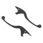 2 st bromshandtagsarmar i aluminiumlegering, svart, ersättning för Yamaha motorcykel moped ATV