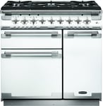 Rangemaster Elise 90 Dual Fuel White ELS90DFFWH/