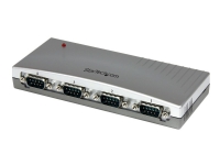 StarTech.com 4 Port USB to Serial RS232 Adapter - DB9M - RS232 Extension - Serial to USB (ICUSB2324) - Seriell adapter - USB - RS-232 x 4