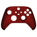Xbox Series X Controller Shell Replacement Front Housing Faceplate, Soft Touch Custom Cover Faceplate for Xbox Series X/S Controller (Red)