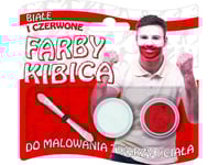 Titanum Paints For The Fan's Face, 2 Colors: White And Red