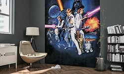 Komar Star Wars 026-DVD4 Papier peint photo non tissé | Poster classique | 200 x 250 cm | Papier peint décoratif mural rétro galaxie chambre d'enfant | 026-DVD4