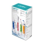 AQPET OSMOSY4 Pli Osmose 4 étapes avec résine pour Production d'eau osmotique pour Aquarium, Membrane de 50 gallons (190 litres) / Jour pour Aquarium, Blanc