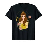 Disney Princess Belle Modern Art Deco Style T-Shirt