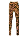 Mini Rodini Basic Leopard Leggings Brun