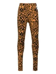 Basic Leopard Leggings Bottoms Leggings Brown Mini Rodini