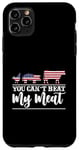 Coque pour iPhone 11 Pro Max You Can't Beat My Meat Chef Cook Barbecue à viande