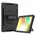Armor-X (RIN Series) RainProof Military Grade Rugged Tablet Case With Hand Strap & Kick-Stand  for Samsun Tab A7  Lite 8.7  Tablet (SM-220 & SM-T225)