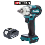 Makita DTW300 18V 1/2" LXT Brushless Impact Wrench With 1 x 6.0Ah Battery