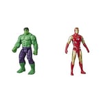 Avengers Marvel Titan Hero Series Blast Gear Deluxe Hulk Action Figure, 30-cm Toy, Inspired byMarvel Comics& Marvel Titan Hero Series Collectible 30CM Iron Man Action Figure