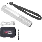 Infraröd Ljusbehandling Ficklampa 630nm 660nm 850nm Rostfritt Stål LED Infrarött Ljus med Fotledsstöd