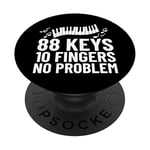 Piano Keyboard Beginner Music Player Instrument Pianist PopSockets Swappable PopGrip