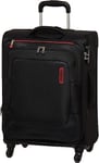 American Tourister Duncan Expandable Suitcase in BLACK 58cm Cabin