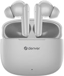 Denver TWE-48 True Wireless Earbuds - Silver