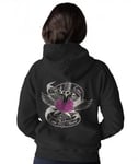 Dunken Think less live more ziphoodie dam (XXL)
