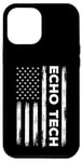 iPhone 14 Plus American Flag Echo Tech Cardiovascular Technologist USA Case