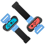 MENEEA Wrist Bands for Just Dance 2022 2021 2020 2019 and Zumba Burn It Up Compatible with Nintendo Switch Controller Game & Switch OLED Version, Adjustable Elastic Strap for Switch Controller 2 Pack