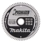 MAKITA Sågklinga Laminat 216x30x2,5 72T Specialized