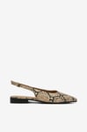 Copenhagen Shoes - Slingback Forever And Ever - Svart