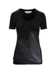 Icebreaker Tech Lite II SS Scoop Tee Plume Women dam-T-shirt Black-001 XL - Fri frakt
