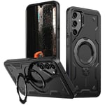 Skal för Samsung Galaxy A16 4G/5G Kompatibelt med MagSafe Militärt Skydd PC+TPU Ställ [HK] Style C Multicolor