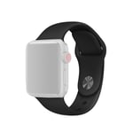 Silikonarmband Apple Watch Ultra 2 49mm Svart