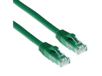 ACT Green 15 meter U/UTP CAT6A patch cable snagless with RJ45 connectors