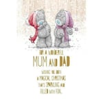 Mum and Dad Me to You Bear Love Couple Christmas Card Both Of You New Gift